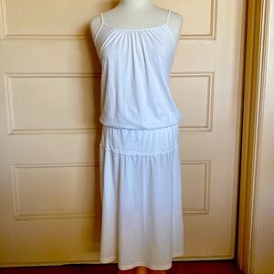 James Perse White T-Shirt Dress